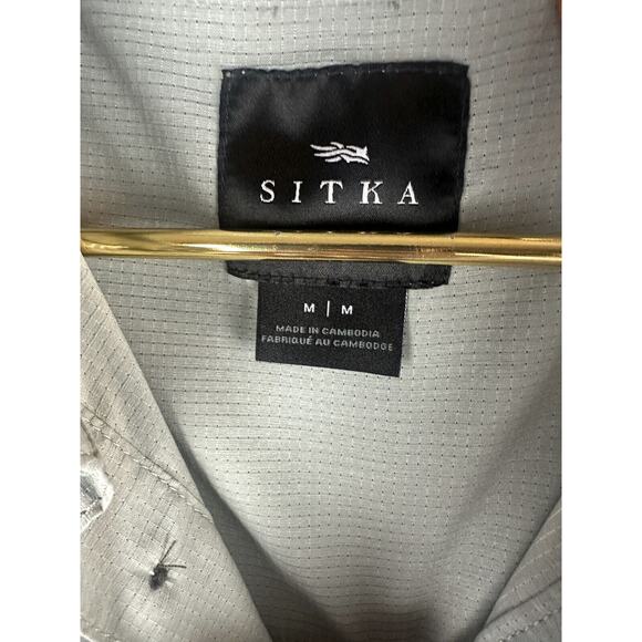 NWT Sitka Mojave SS Shirt Everyday Field Gray Grid Lightweight Men's Size Medium - Picture 4 of 12